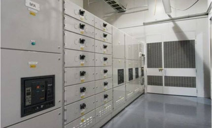 Spray humidifiers at Fujitsu low energy data centre